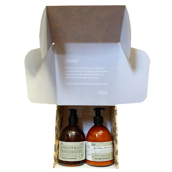 Pack Champu + Balsamo: Quinoa Te Matcha - Image 4