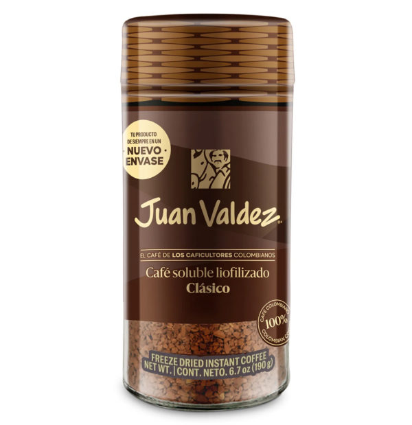 Café Juan Valdez Liofilizado 190g. Juan Valdez