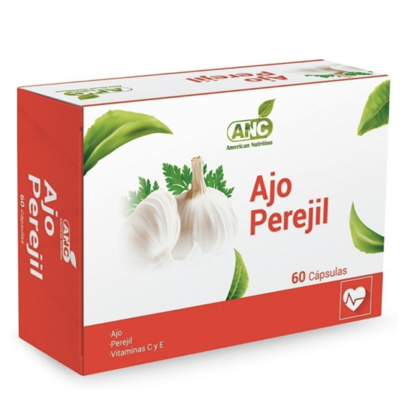 Ajo Perejil 60 Cápsulas Vitaminas C y E ANC