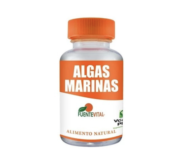 Algas Marinas 60 Cápsulas Naturales Fuente Vital