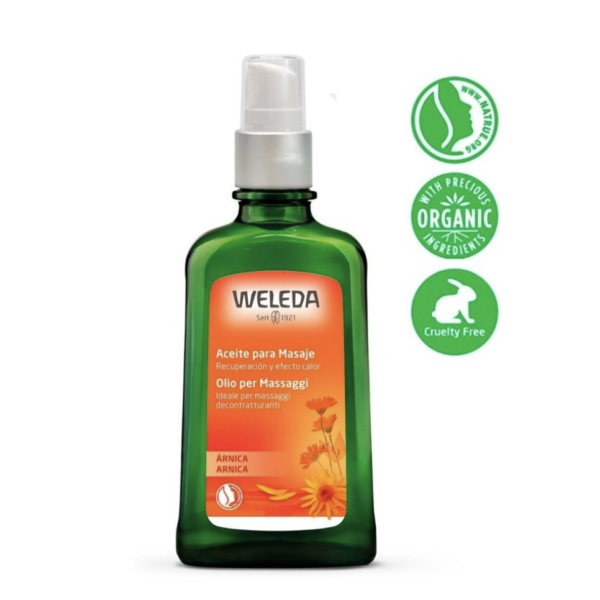 Aceite Masajes con Árnica 100ml. Weleda - Image 2