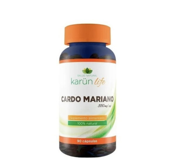 Cardo Mariano 550mg. 90 Cápsulas 100% Naturales KarünLife