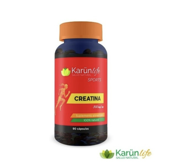 Creatina 500mg. 90 Cápsulas 100% Naturales KarünLife