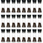 Pack 30 Molinillos Negros 19cms + 30 Sellos Termocontraibles Agronewen