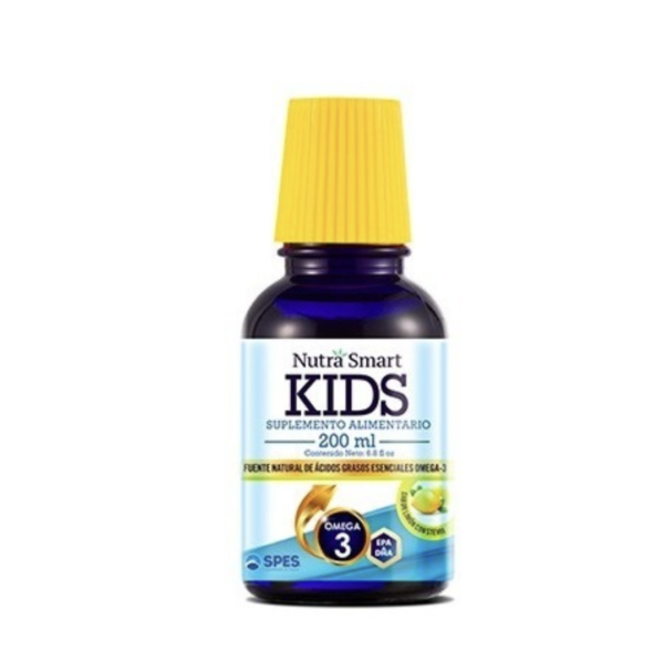 Aceite Nutra Kids Suplemento Alimentario Niños Sabor Limón 200ml. Nutra Smart