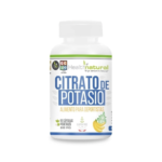 Potasio de Citrato Suplemento Deportivo 90 Cápsulas Vegetales Health Natural