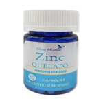 Zinc Quelato Micropulverizado 60 Cápsulas Green Medical