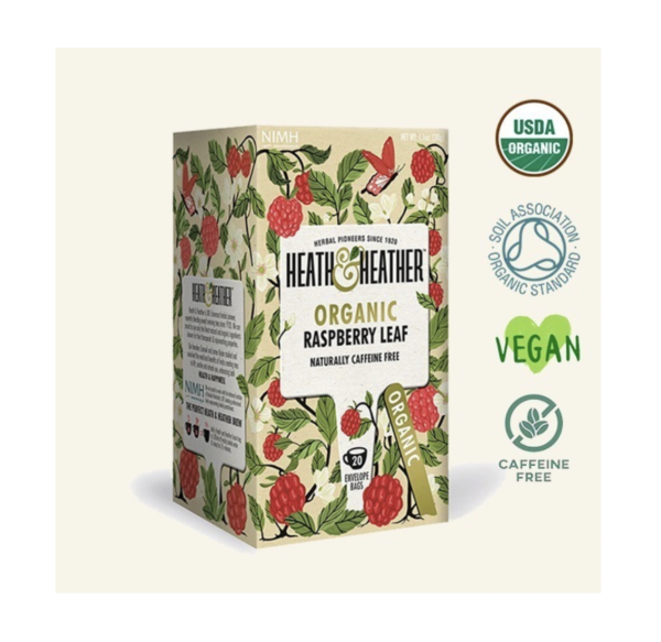 Té Hojas Frambueso Orgánico 20 Bolsitas Heath Heather