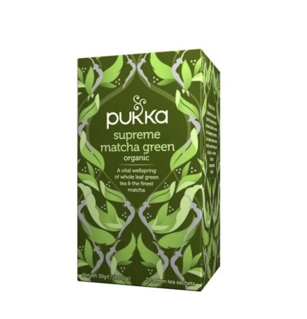Infusión Té Matcha Supreme Natural 100% Vegano Pukka