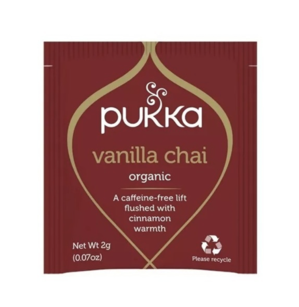 Infusión Vanilla Chai Caja 100% Orgánico Vegano Pukka - Image 2