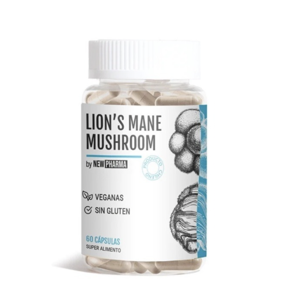 Melena de León 60 Cápsulas Veganas sin Gluten New Pharma