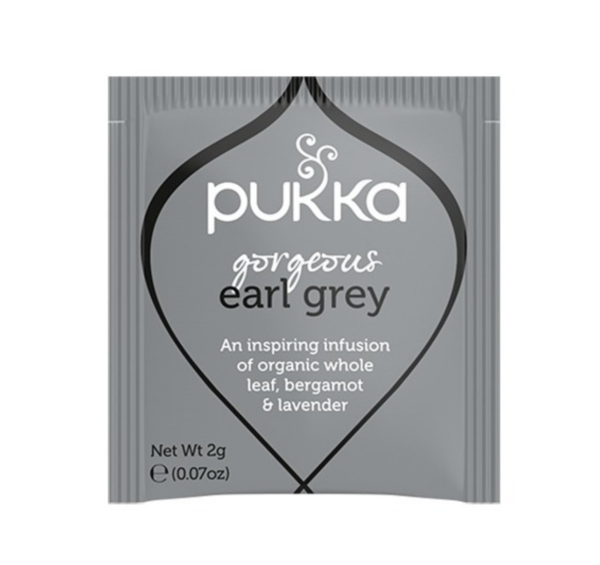 Infusión Gorgeous Earl Grey 20 Bolsitas Orgánico Té Negro Pukka - Image 2