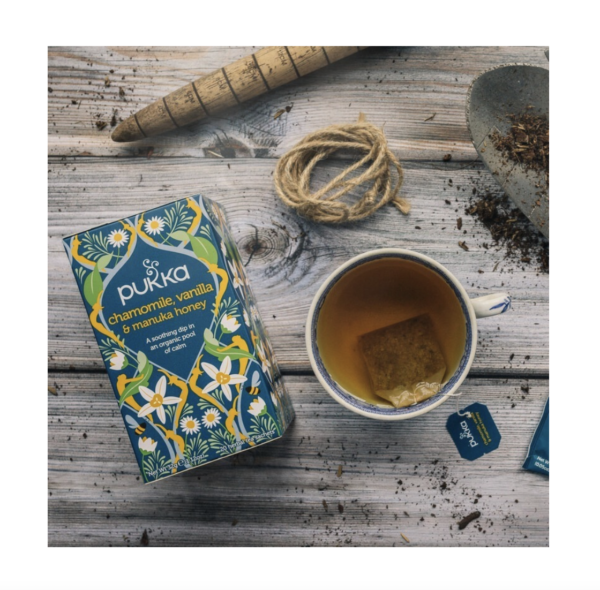 Infusión Chamomile, Vanilla & Nanuka Honey Orgánico 100% Pukka - Image 3