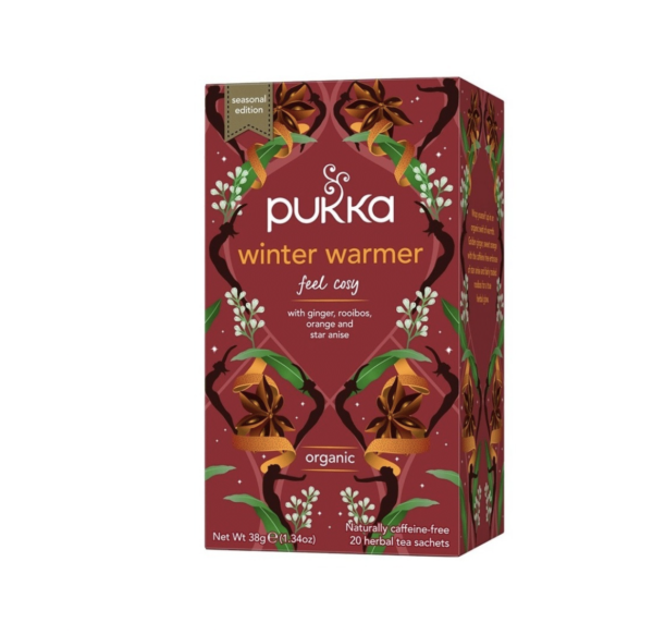 Infusión Winter Warmer Feel Cosy Orgánico 100% Vegano 20 Bolistas Pukka