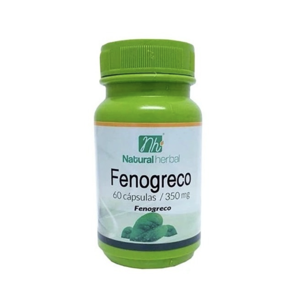 Fenogreco 60 Cápsulas 350mg. Natural Herbal