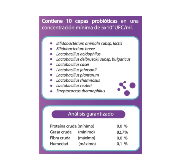 Probio Cat Suplemento Alimentario Felino Sabor Carne 100ml. Biosamer - Image 2
