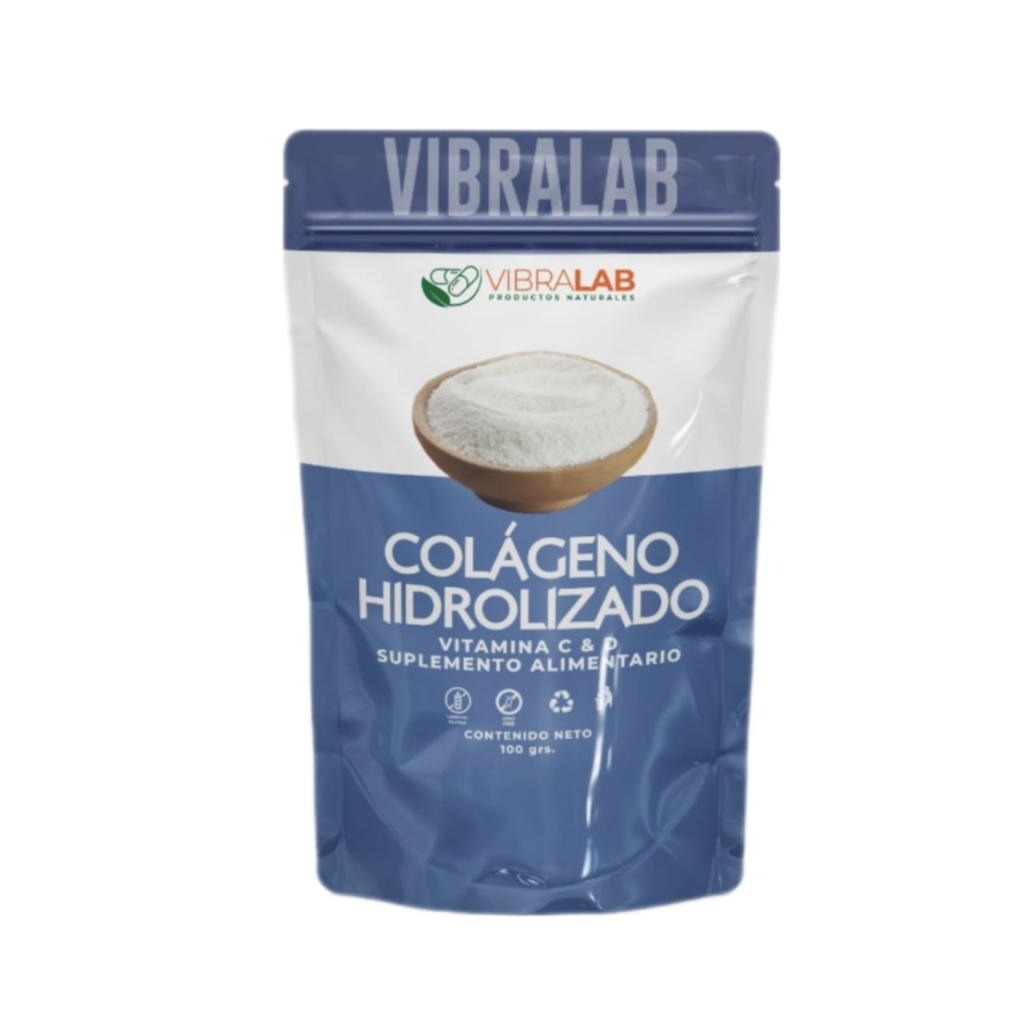 Colágeno Hidrolizado Vitamina C & D Suplemento Alimentario 100g
