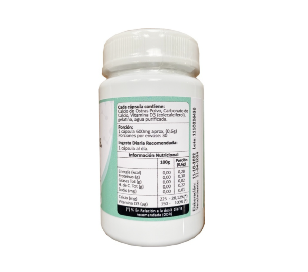 Ostracal-Plus + Vitamina D3 30 Cápsulas Suplemento Alimentario Avanti - Imagen 2
