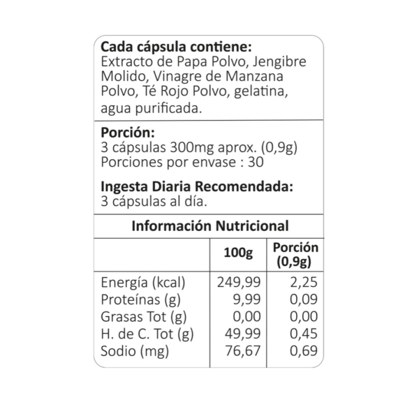 Mod-20 90 Cápsulas Suplemento Alimentario Avanti - Image 2