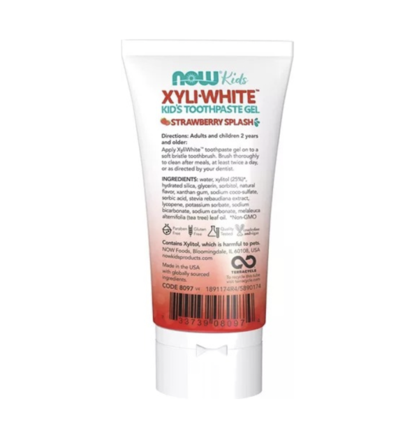 Xyli-White Kids Pasta Dental Gel Sabor Strawberry 85g. Now - Image 2
