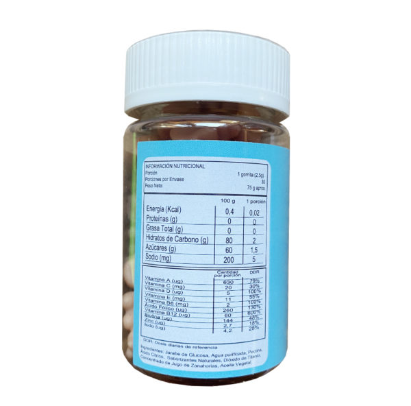 Gomitas de Biotina + Vitamina + Zinc 30Unidades Green Medical - Image 2