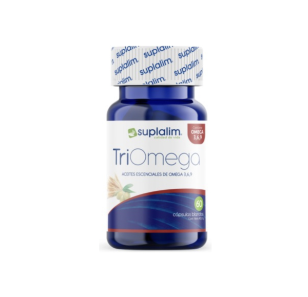 Tri Omega 3-6-9 60 Cápsulas Suplemento Alimentario Suplalim