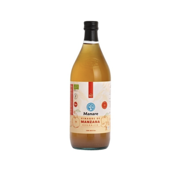 Vinagre de Manzana Orgánico con la Madre sin Filtrar 1L. Manaré