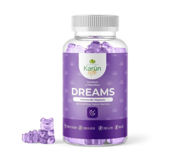Dreams Vitamina B6 + Sulfato de Magnesio Alimento para Deportistas 60 Gomitas KarünLife