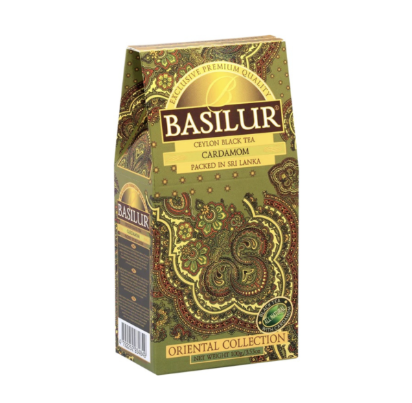 Té Negro con Cardamomo 100% Orgánico 100g. Basilur