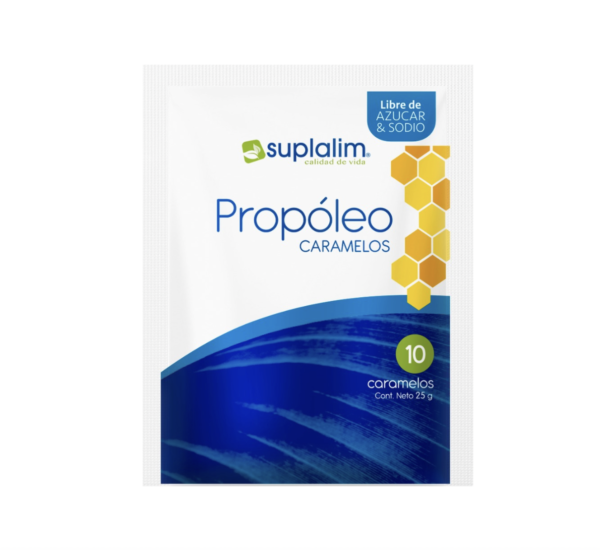 Propóleo 10 Caramelos sin Azúcar sin Sodio Suplalim