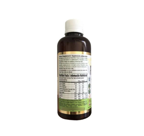 Palo Negro Concentrado 250ml. con Vitamina E+C PFlanzelab - Image 2
