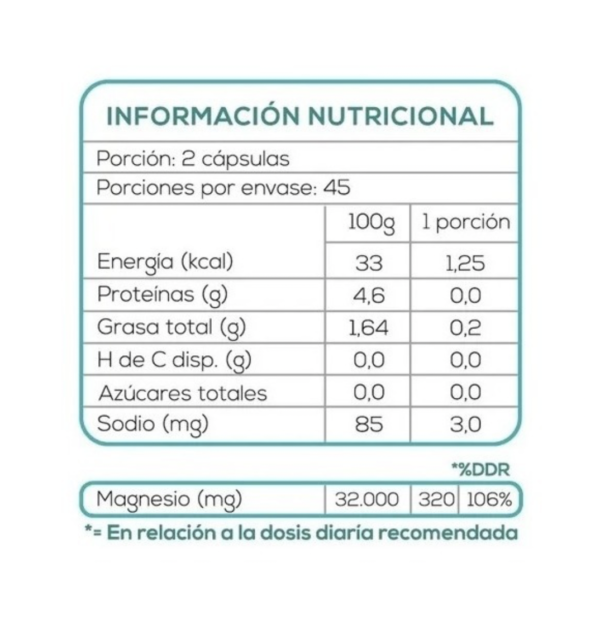 Pack Citrato de Magnesio + Citrato de Potasio 180 Cápsulas Extremo Sur - Image 2