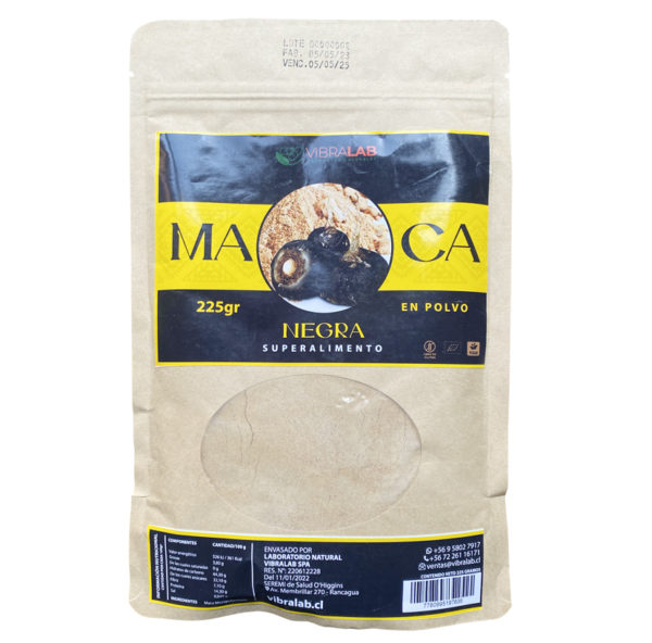 Maca Negra Certificada 225g. sin Gluten Vibralab