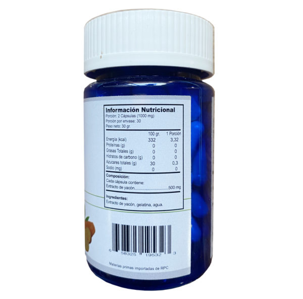 Yacón Root 60 Cápsulas Naturales Green Medical - Image 2