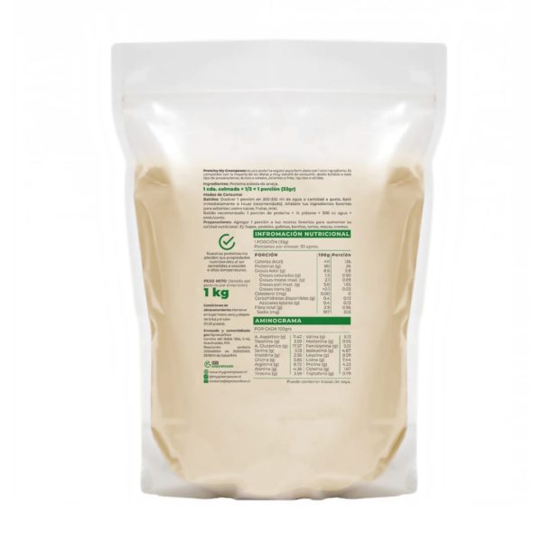 Proteína de Arveja Aislada Vegana 1K. GreenPower - Image 2