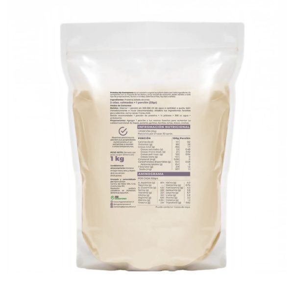 Proteína de Arroz Aislada Vegana 1Kg. GreenPower - Image 2