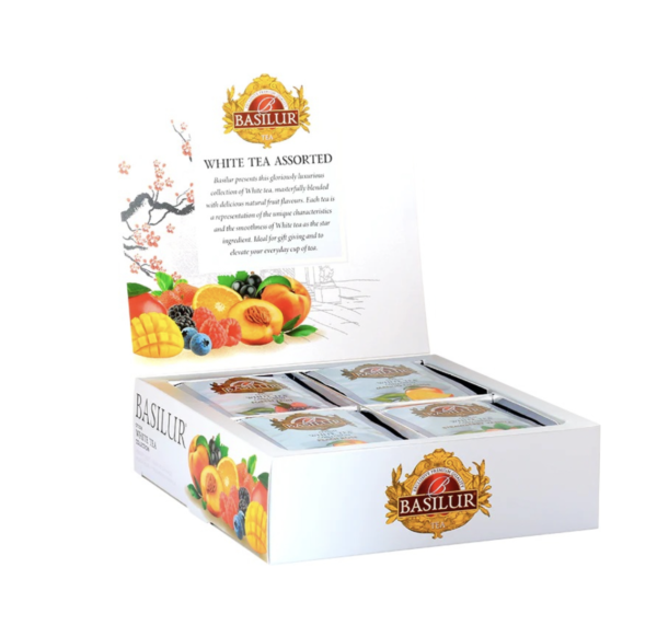 Ceylon White Tea Collection Assorted 40 Bolsitas Basilur - Imagen 2