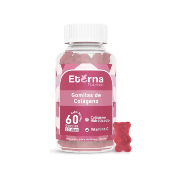 Gomitas de Colágeno Hidrolizado y Vitamina C 60 Unidades Eterna