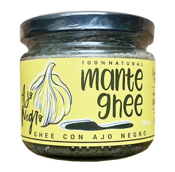 Mantequilla Ghee Ajo Negro Not Gluten Clarificada 210g. ManteGhee