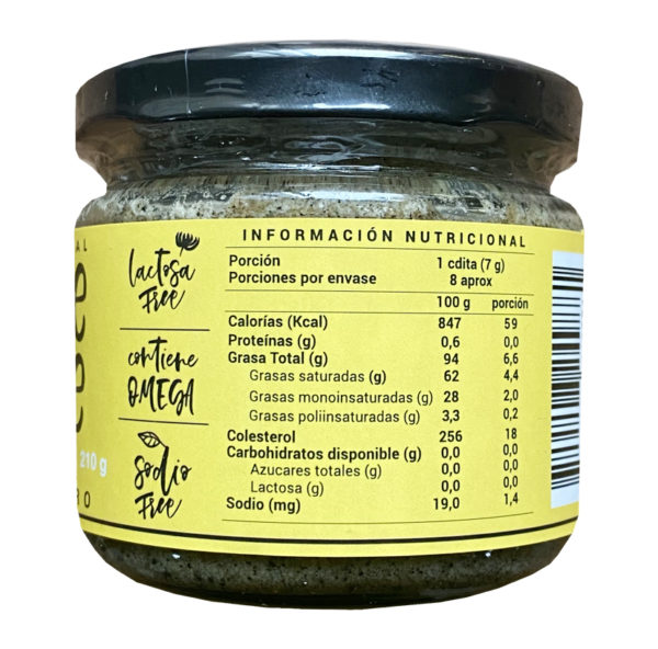 Mantequilla Ghee Ajo Negro Not Gluten Clarificada 210g. ManteGhee - Image 2