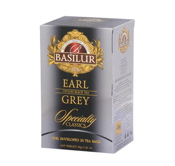 Té Negro Ceylon Earl Grey  Specialty Classics 25 Bolsitas Basilur