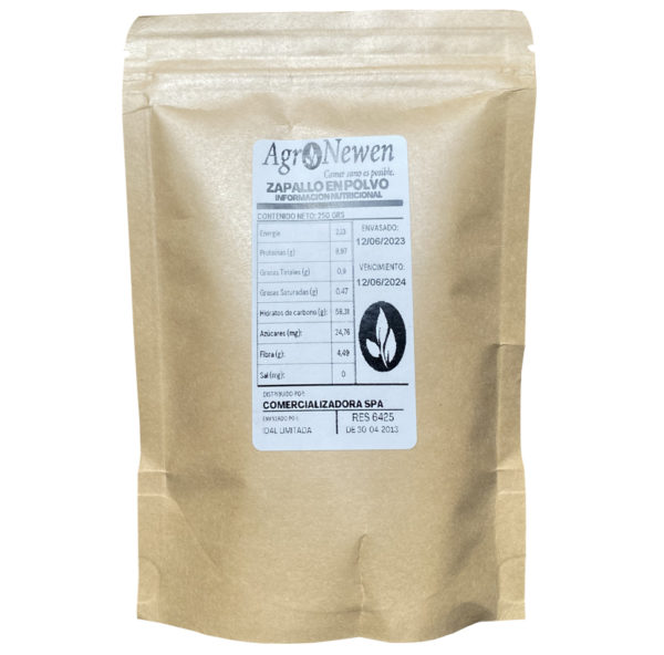 Zapallo Polvo Deshidratado 250g. Agronewen - Image 2