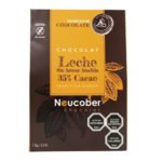 Cobertura Chocolate Bitter 39% Cacao sin Azúcar Añadida 1Kg. Neucober
