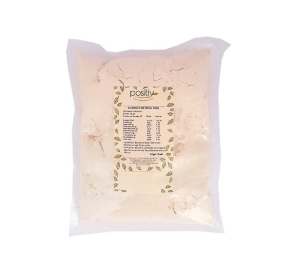 Leche de Soya 500g. Polvo Vitaminizado Positiv