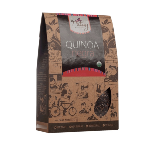 Quinoa Negra Orgánica 500g. Nitay