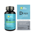 D-Caps 3 Cepas de Probióticos Quemador de Grasas con Vitaminas y Fibras Vegetales 60 Cápsulas Bio Swiss