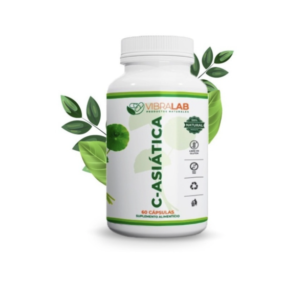 C-Asiatica Centella 60 Cápsulas 500mg. Natural 100% Vibralab