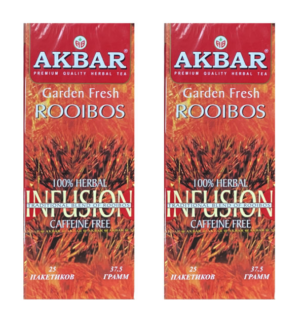 Infusión Rooibos 50 Bolsitas Caffeine Free Akbar