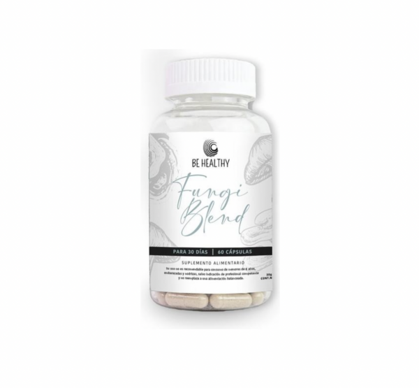 Fungi Blend Mix de Hongos 30 Días 60 Cápsulas Suplemento Alimentario Be Healthy