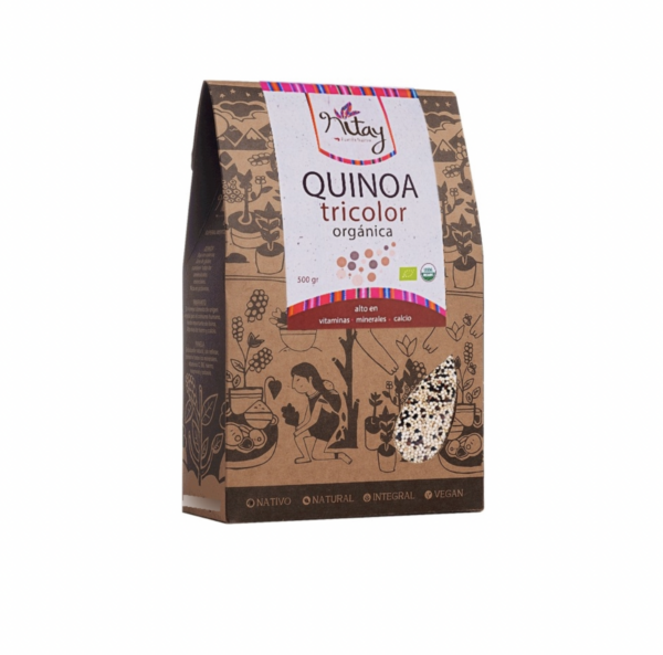 Quinoa Tricolor Orgánica 500g. Vegano Nitay